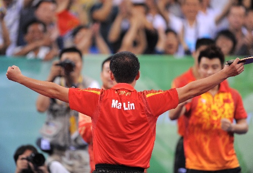 韩国队力克德国队，马琳扛起全队