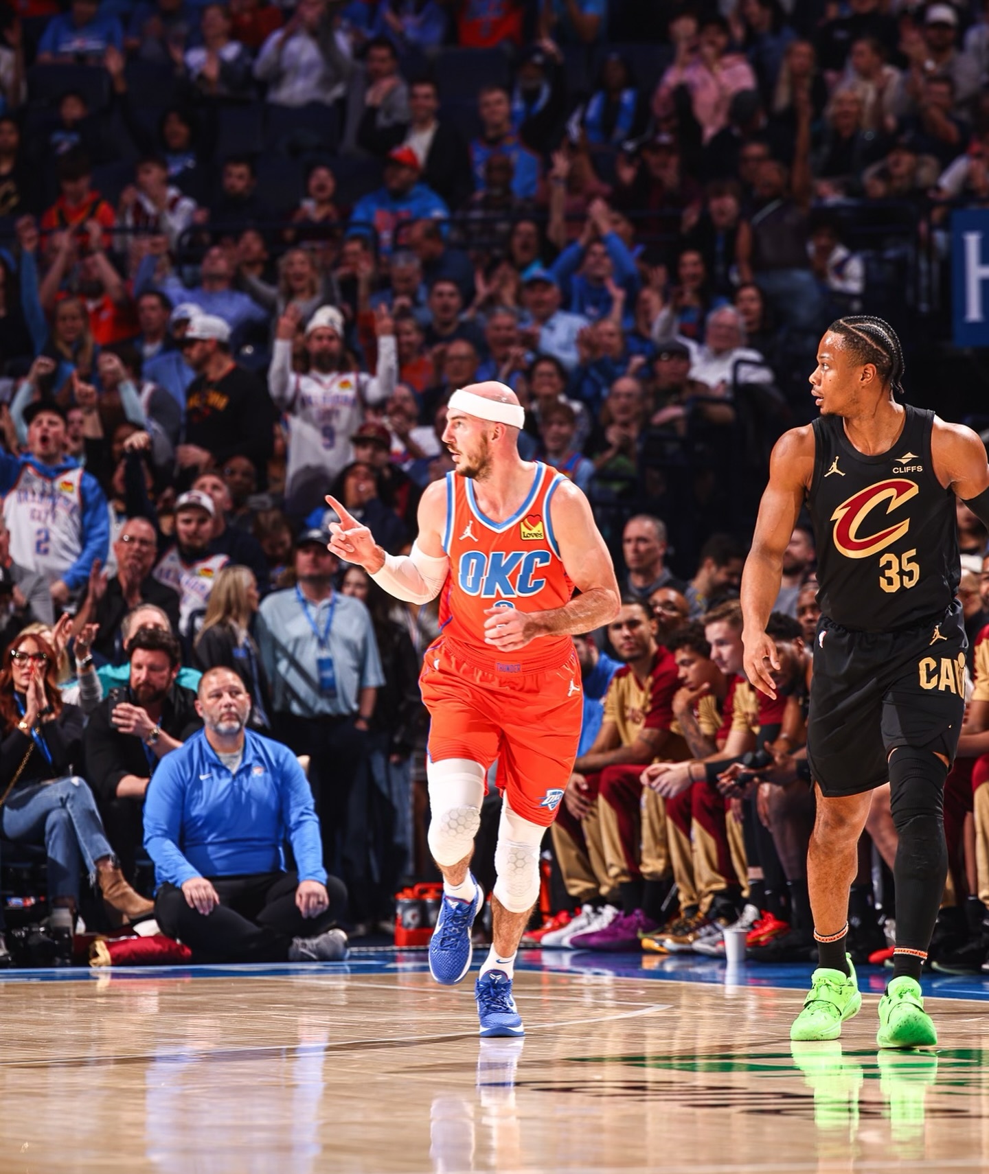 雷霆鏖战辽宁队，浓眉哥关键制胜